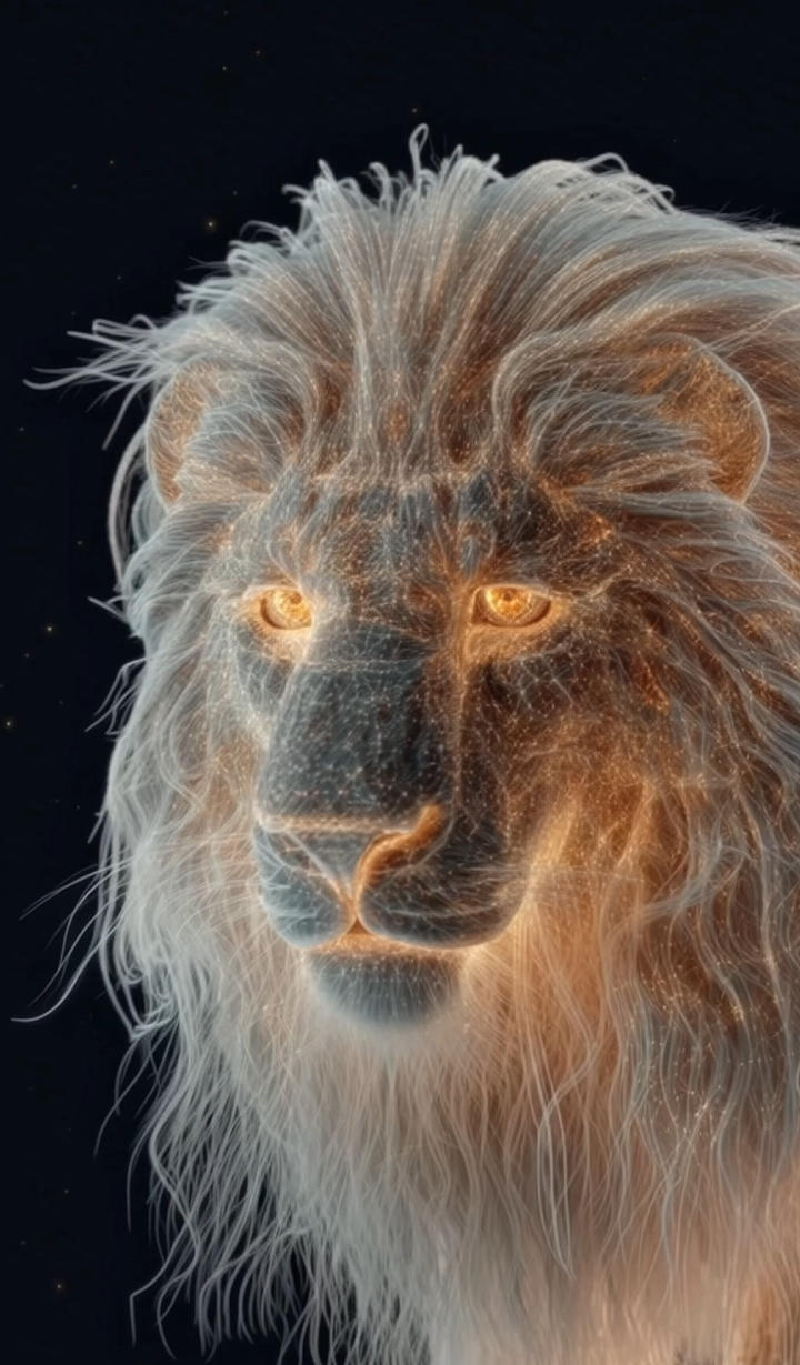 发光狮子